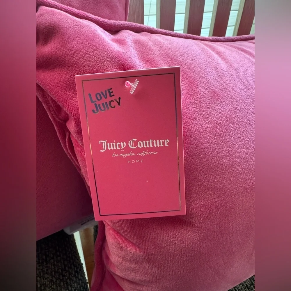 Juicy Couture Pink Decorative Pillows